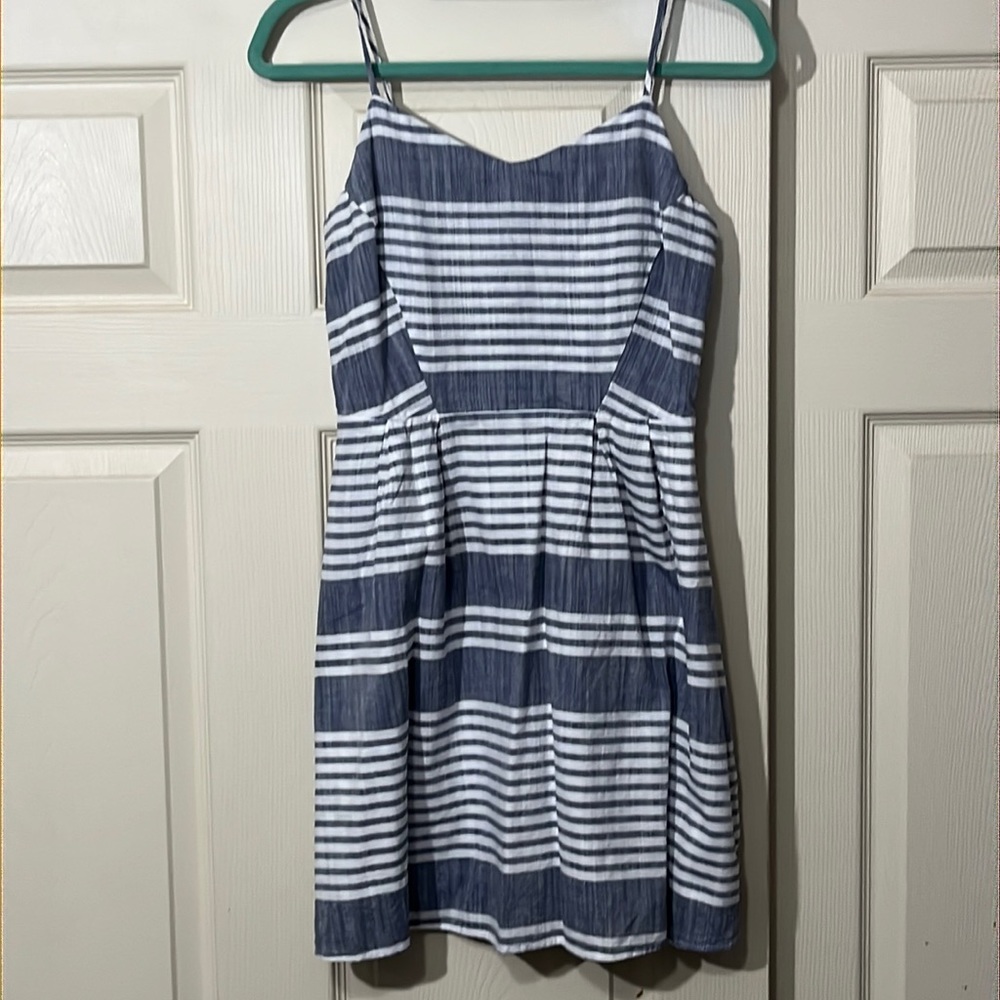 Old Navy Sleeveless Blue/White Sun Dress.  Size-S/P.  New with Tags.